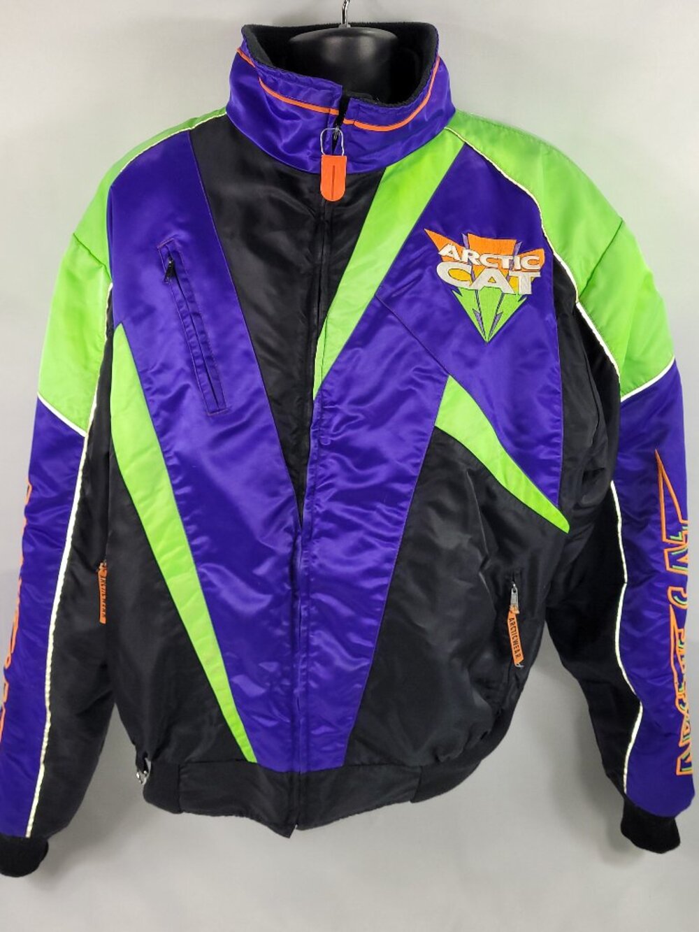 Arctic Cat 1990s Vintage 3-In-1 Snowmobile Jacket Skidoo Parka Mens size XL